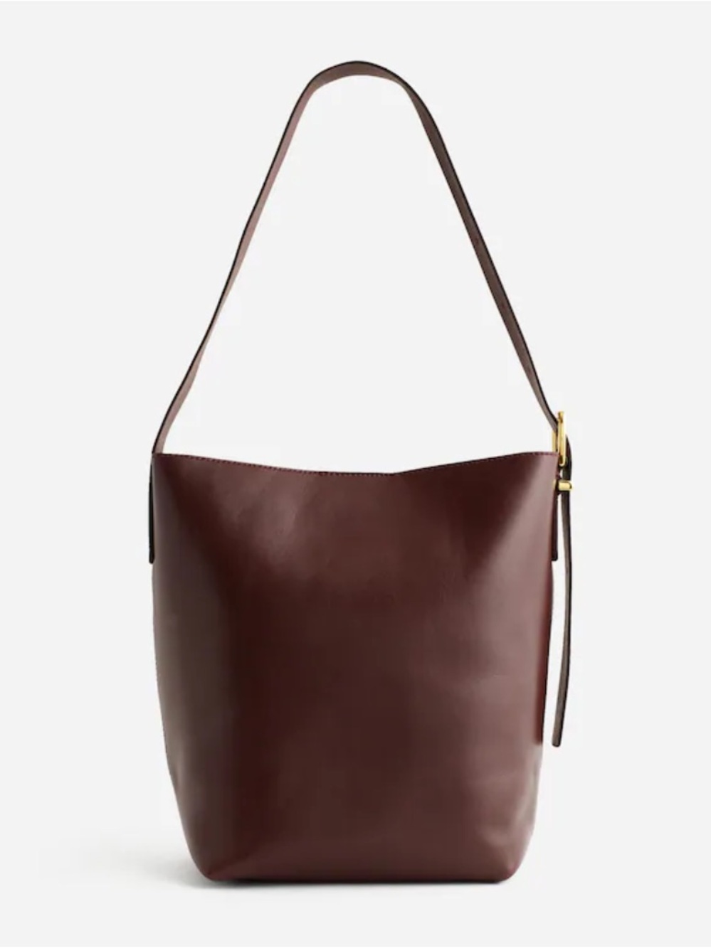 Madewell Essential Medium Bucket Tote Chocolate Raisin